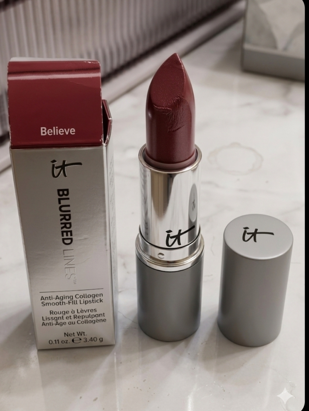 It Cosmetics Blurred Lines Lipstick in Believe ☆ READ DESCRIPTION☆